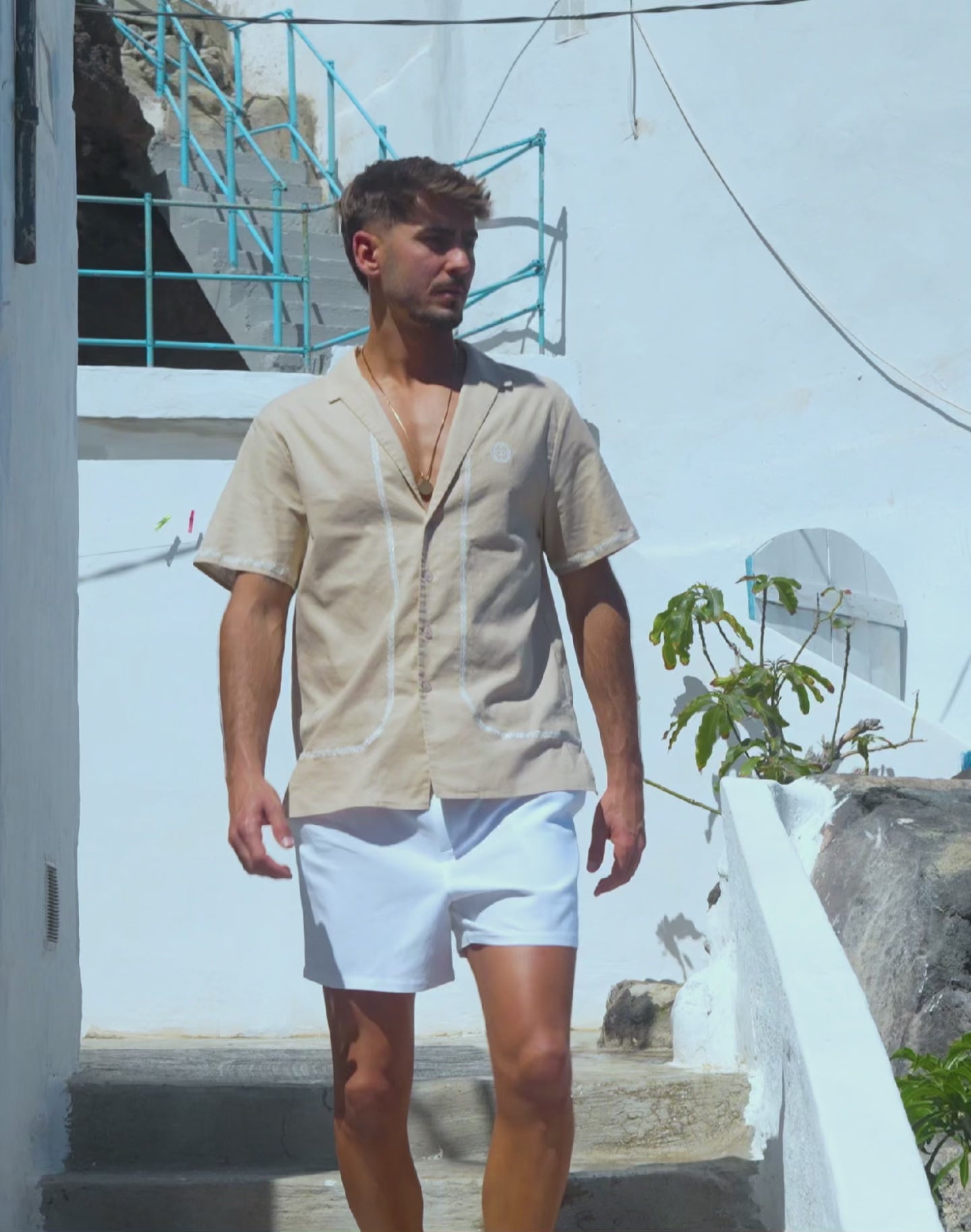 Santorini Linen Shirt