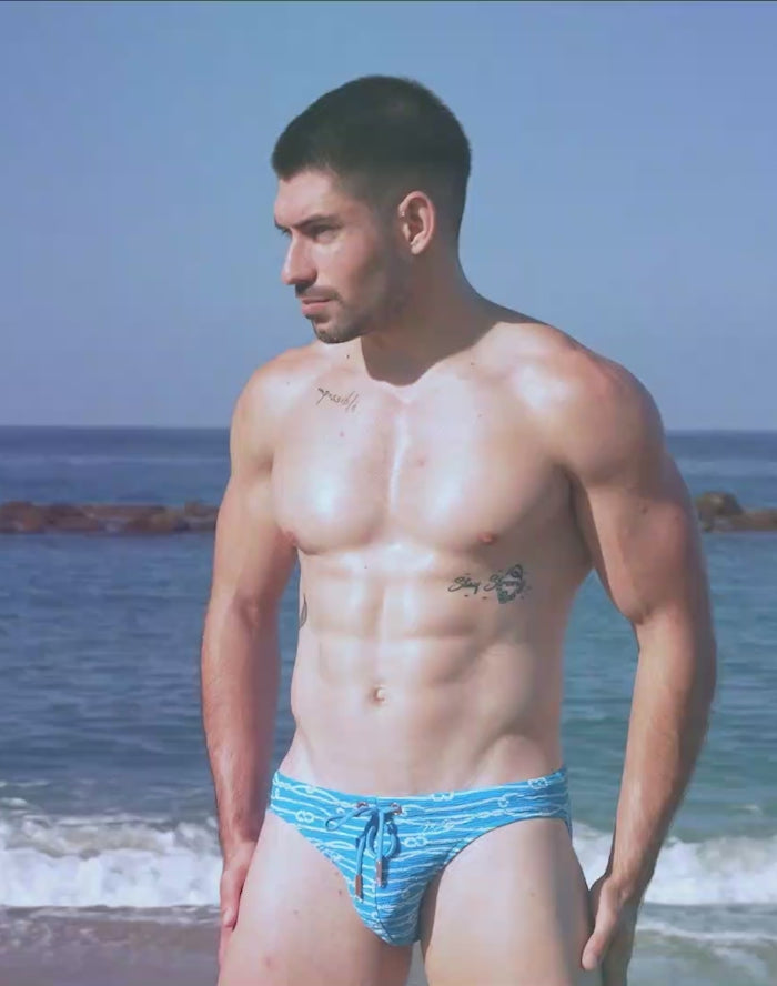 V20 TEXTURED SWIM BRIEF-MANROPE