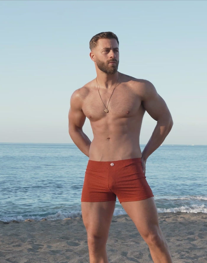 Signet Textured Swim Trunk