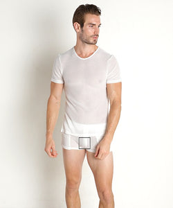Grid Mesh Tee Shirt