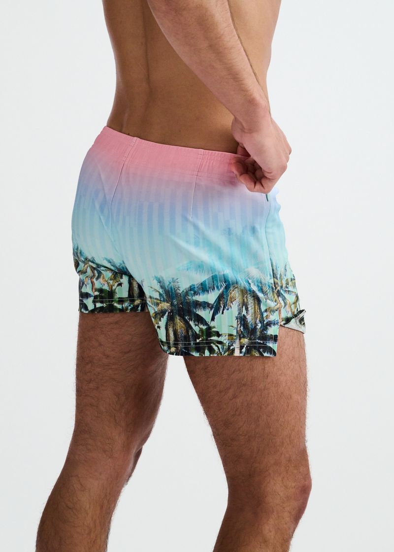 Palms Print Swim Short
