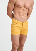 3" Stretch Knit Jean Short - Bumblebee