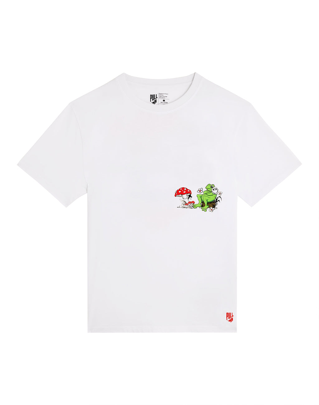 HAPPY MUSHROOM RELAX TEE White