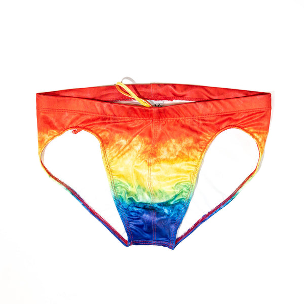 PRIDE Tie Dye Swim Brief