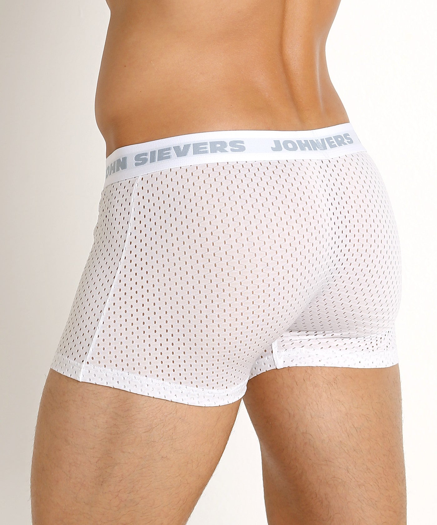 Stretch Mesh Natural Pouch Boxer
