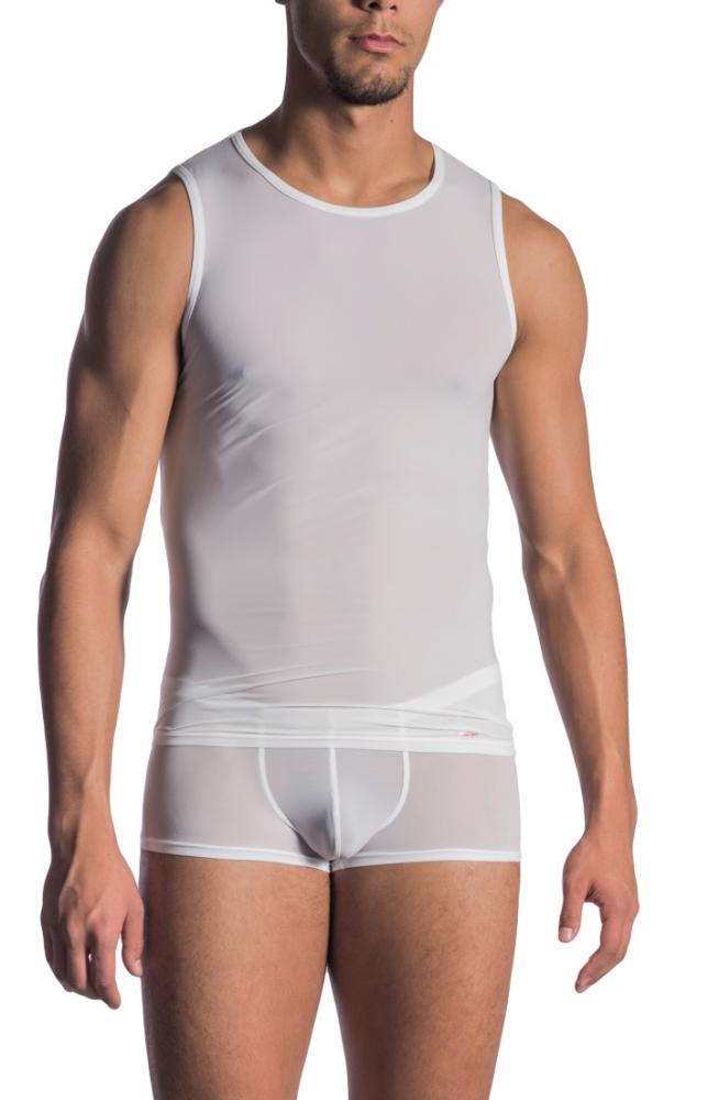 RED 0965 TANK TOP White