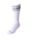 HOOK'D UP SPORT SOCK - White/Grey OS