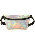 Fanny Pack | Small Ultra-Slim | METALLIC Silver LASER Silver