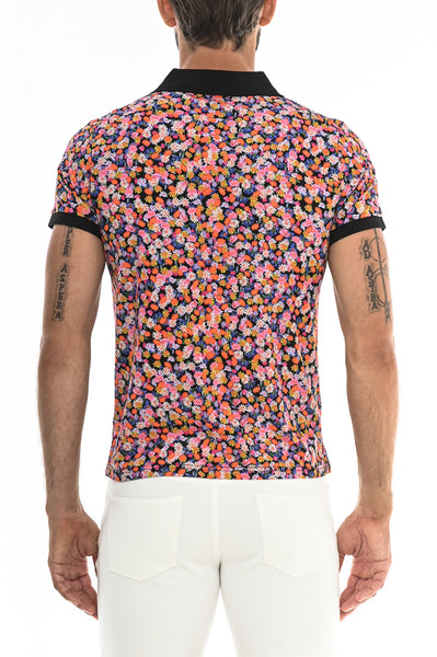 Polo Shirt - Floral Print