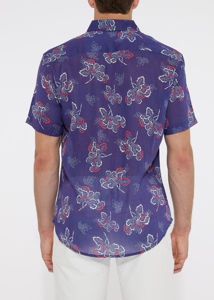 Woven Shirt - Ink Blue Floral