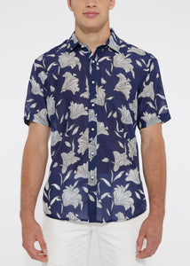 Woven Shirt - Navy/White Floral