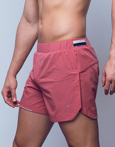 4.5" Full Lined Mesh Shorts Dusty Rose Cedar
