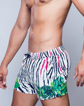 S50 SWIM SHORTS - SIBERIAN White