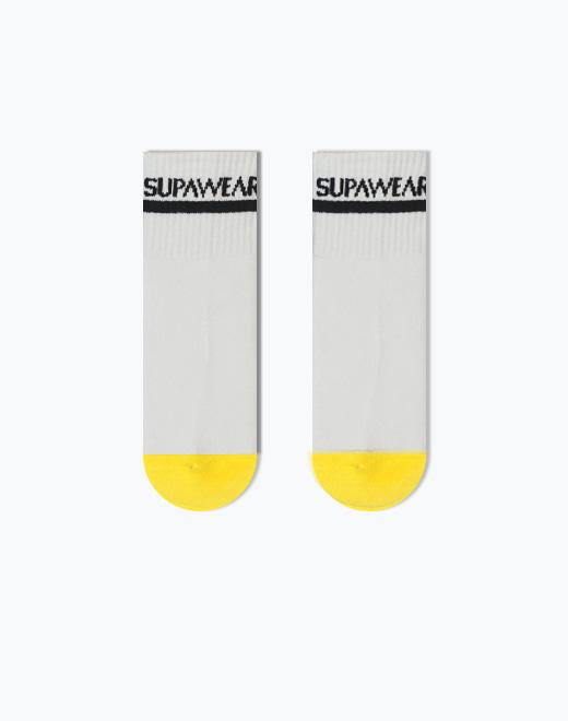 SUPA ANKLE SOCKS - ONE SIZE - WHITE