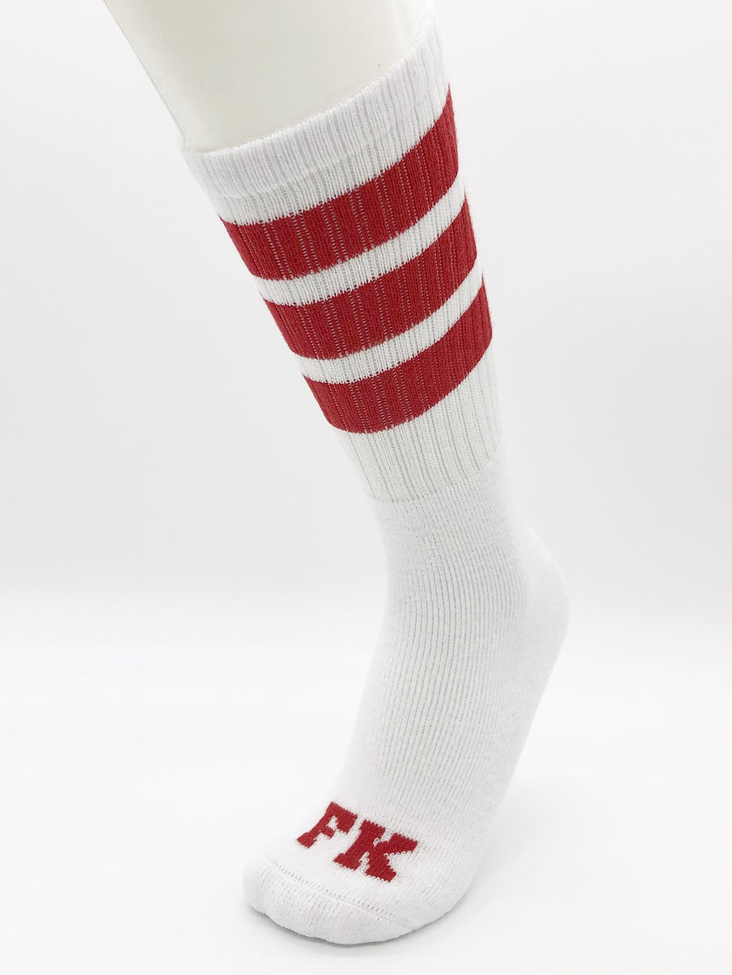FK SPORT WHITE HIGH CALF SOCK