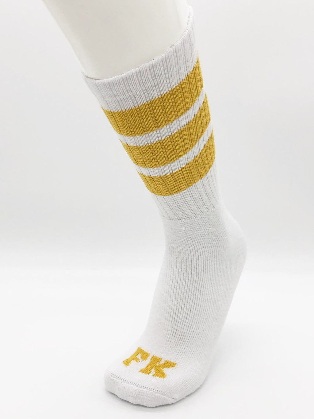 FK SPORT WHITE HIGH CALF SOCK