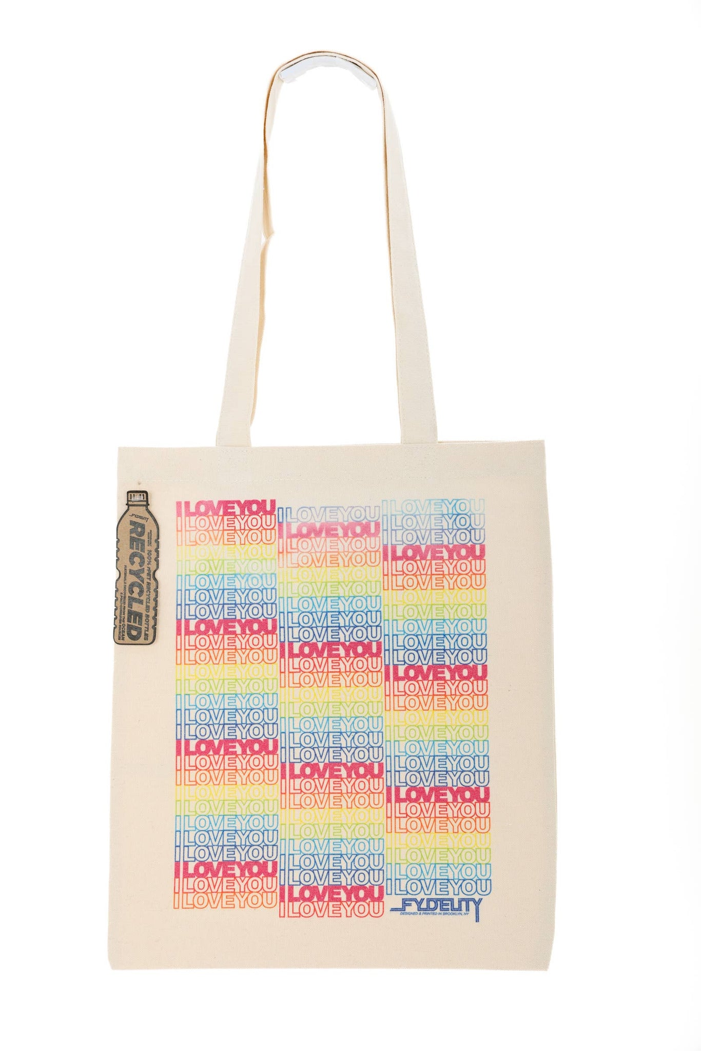 63001: Tote Bag Recycled rPET | I Love You Repeat