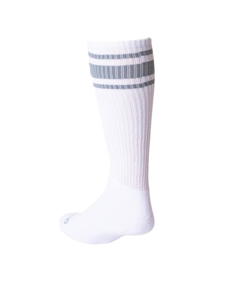 HOOK'D UP SPORT SOCK - White/Grey