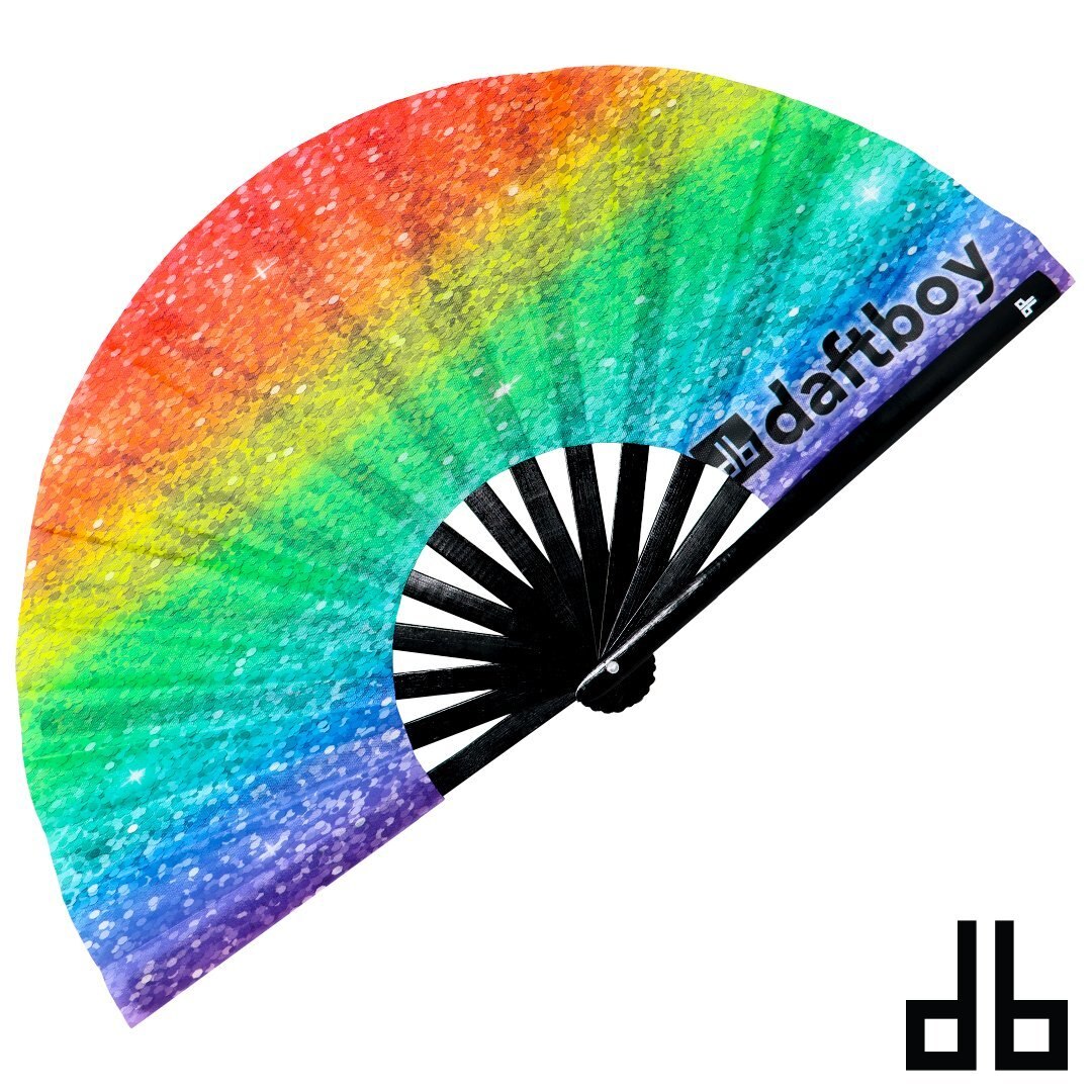 Rainbow Sparkles Fan