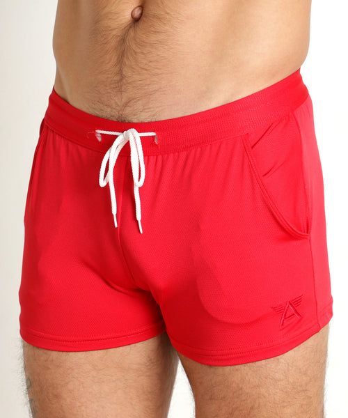 2in red short front